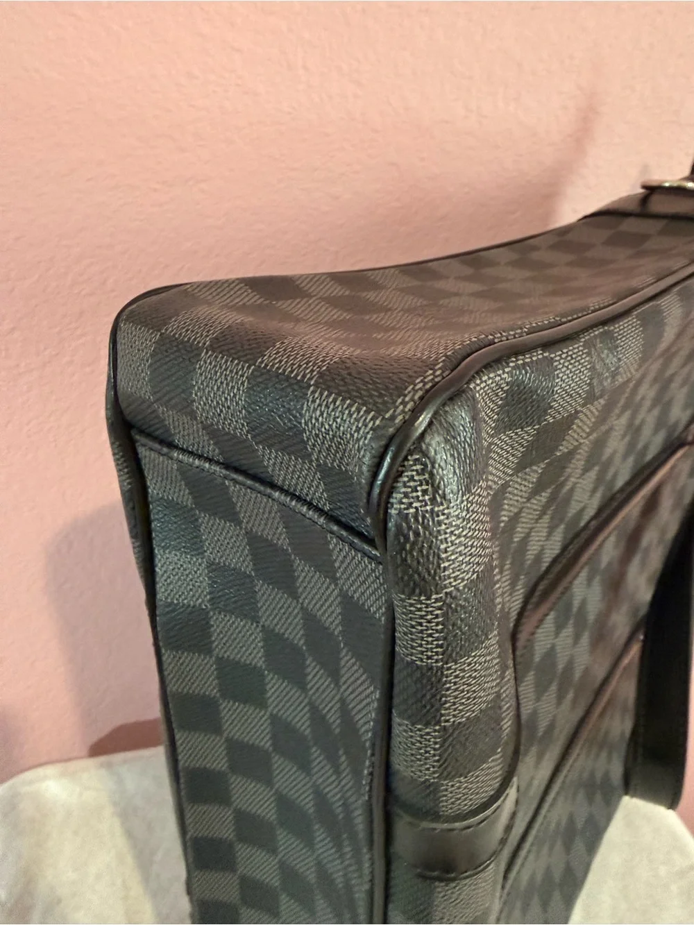 Louis Vuitton Tadao Tote Black/Gray Damier Graphite